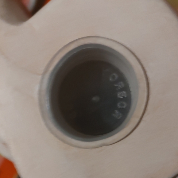 Rob Roy Vintage Pink and White Ceramic Bunny Bank 8" Tall - Picture 6 of 7